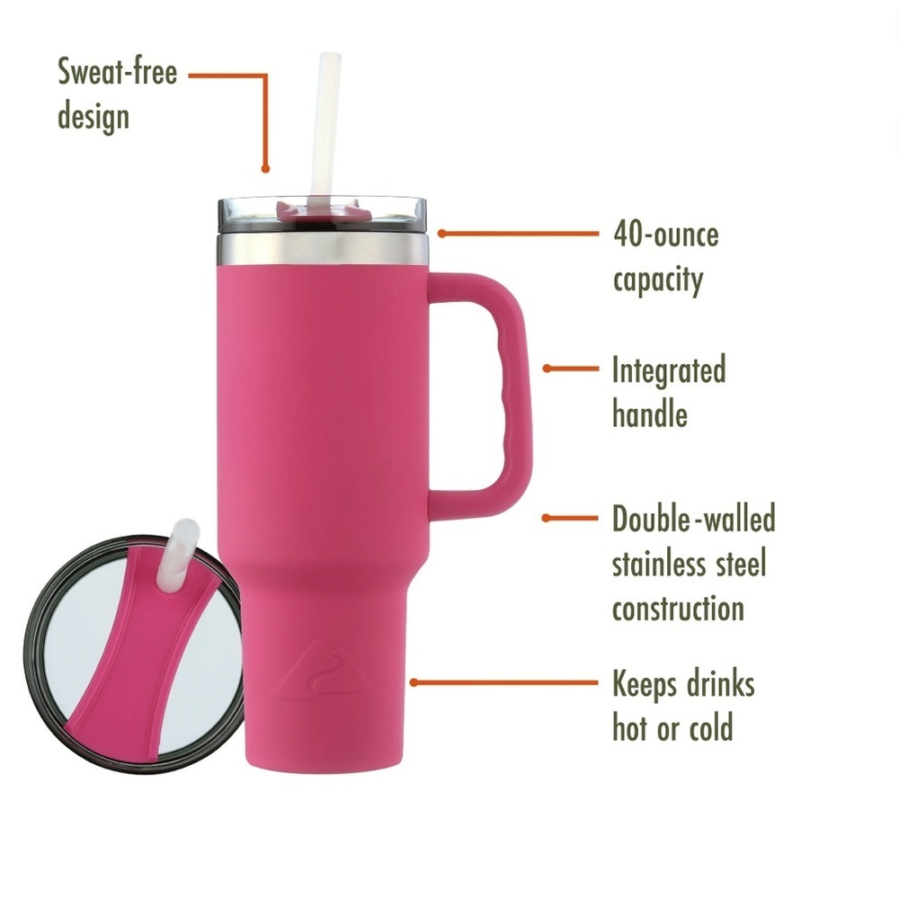 40oz Stainless Steel Tumbler New - Picture 8 of 8